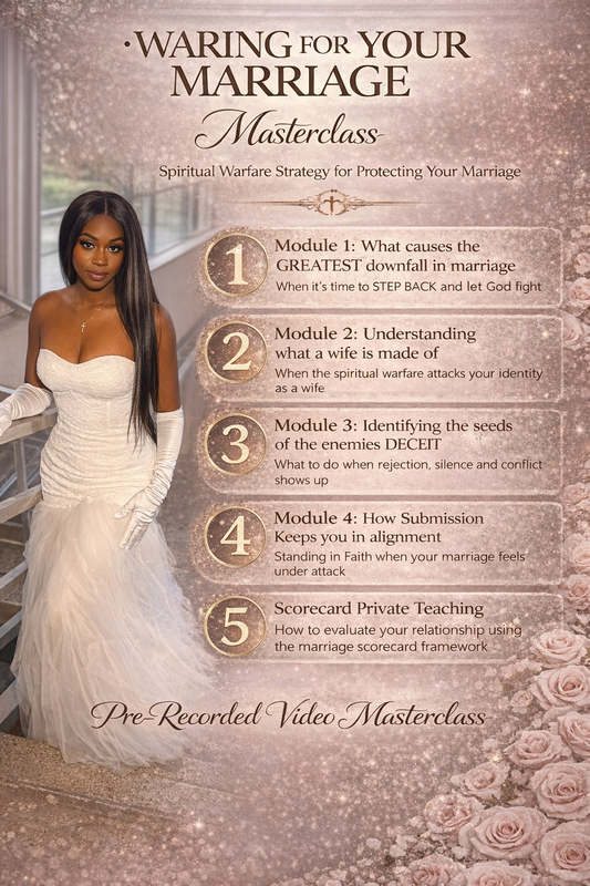 Warring For Your Marriage Masterclass (April 1 2026)